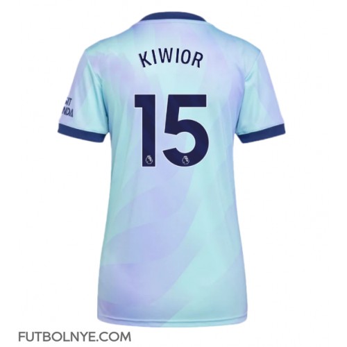 Camiseta Arsenal Jakub Kiwior #15 Tercera Equipación para mujer 2024-25 manga corta